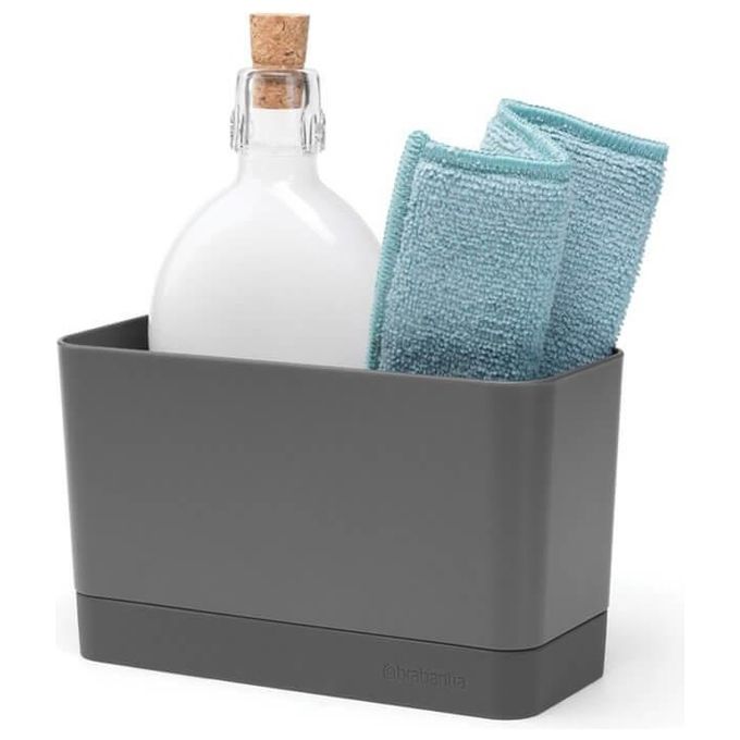 Brabantia Sink Side Organizer per Lavello Grigio Scuro