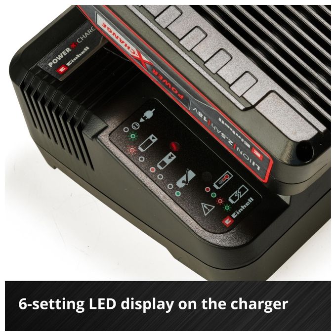 Einhell Power-X-Change 18V 4,0 Ah Starter-KIT_ Caricabatteria E Batteria Li-Ion