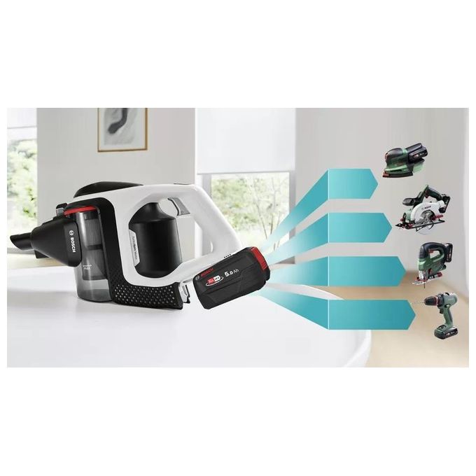 Bosch BHZUB1850 Power For All Batteria Intercambiabile 18V 5.0 Ah Li-Ion compatibile 150 prodotti colore Nero