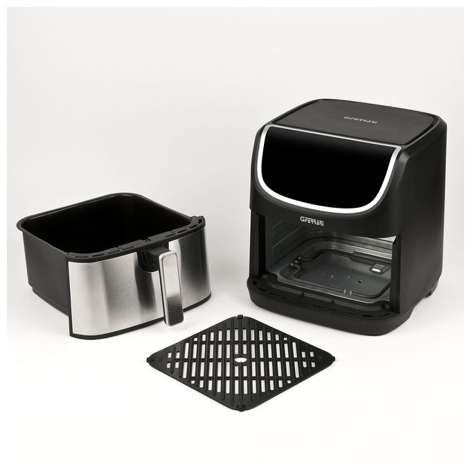 G3 Ferrari G10191 Friggitrice ad aria 8 L 2200 W Barbecue Grill Forno Essiccatore 12 Programmi Display Touch colore Nero
