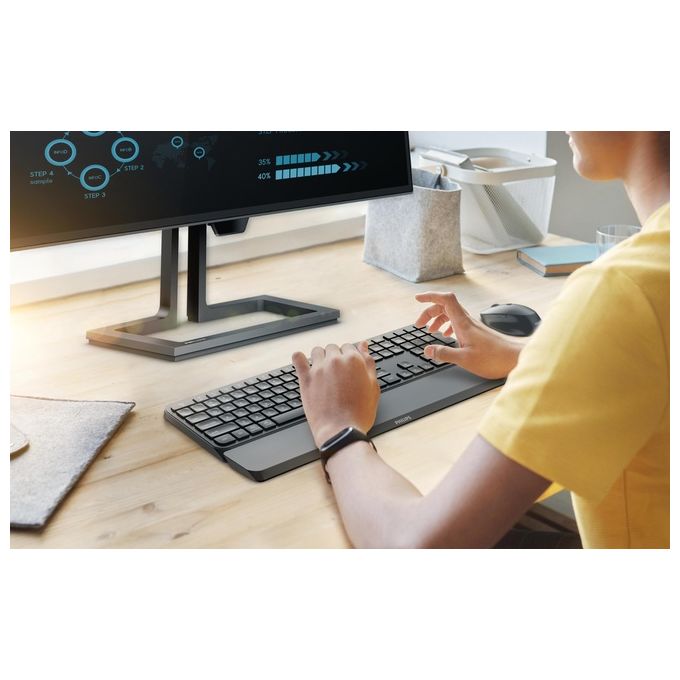 Philips SPT6607B-34 Mouse e Tastiera Wireless Bluetooth