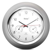 Mebus 19454 Orologio da Parete Radiocontrollata con Termometro e Igrometro