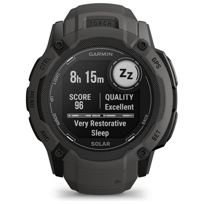 Garmin 010-02805-00 Instinct 2X Solar Orologio sportivo GPS Glonass Galileo Touch screen Solar 50 mm colore Grafite
