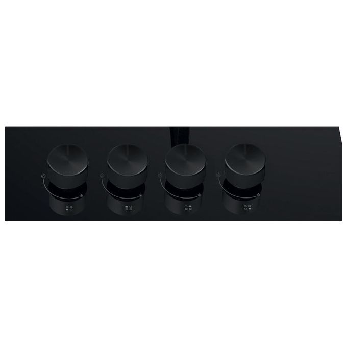 Whirlpool GOA6423NB1 Piano cottura a gas 60 cm 4 fuochi griglie in ghisa comandi frontali colore Nero