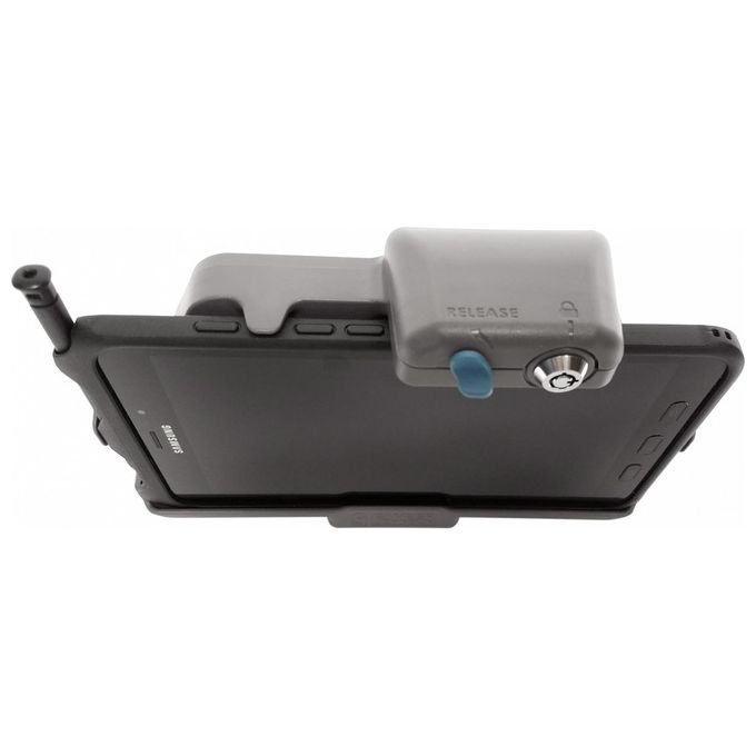 Gamber-Johnson 7160-1029-00 Supporto attivo per Samsung Galaxy Tab Active2 con caricamento USB e montaggio VESA AMPS colore Nero Grigio
