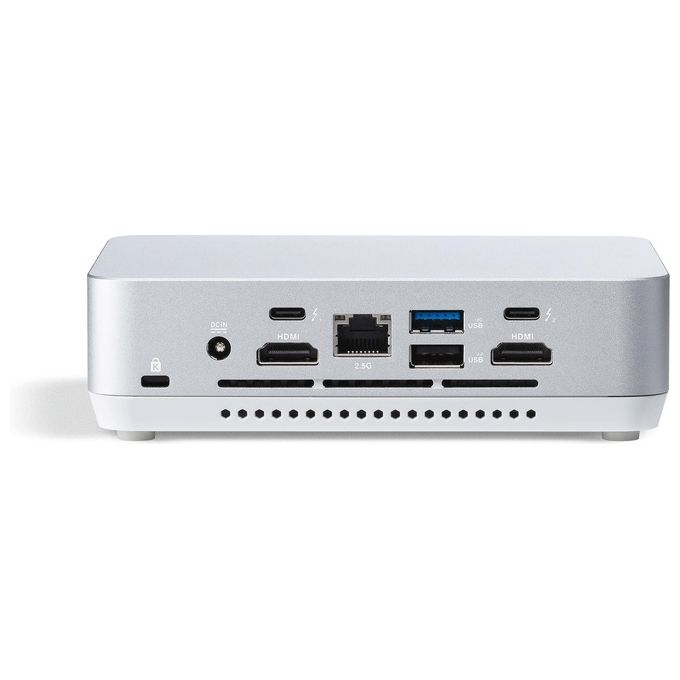 ASUS 90AR0051-M000A0 NUC 14 Pro+ Mini PC Barebone Intel Core Ultra 7 155H RAM fino a 96 GB DDR5 SSD M.2 Thunderbolt 4 Wi-Fi 6E Bluetooth 5.3 colore Bianco