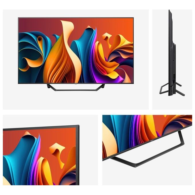Hisense 55A79NQ Smart TV 55'' QLED 4K Ultra HD VIDAA Dolby Vision Dolby Atmos Wi-Fi colore Nero