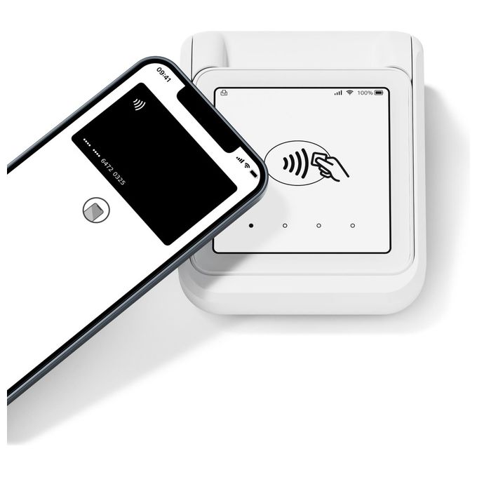 Sumup 800620001 Solo con Stampante POS Portatile Wi-Fi Dati Illimitati Touchscreen Stampa Termica colore Bianco