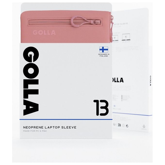 Golla 601665 Custodia a Tasca Notebook 13'' Neoprene 2 Scomparti colore Rosa