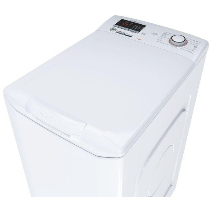 Hoover H3T 272D3-1-11 Lavatrice a carico dall'alto 7kg Classe C 1200 giri 16 programmi NFC Sensore Kilo detector Bianco