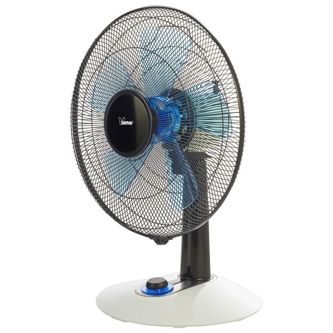 Bimar Ventilatore da Tavolo con Pale di 40cm in Colore Bianco per Un Raffrescamento Efficace in Ambienti Interni