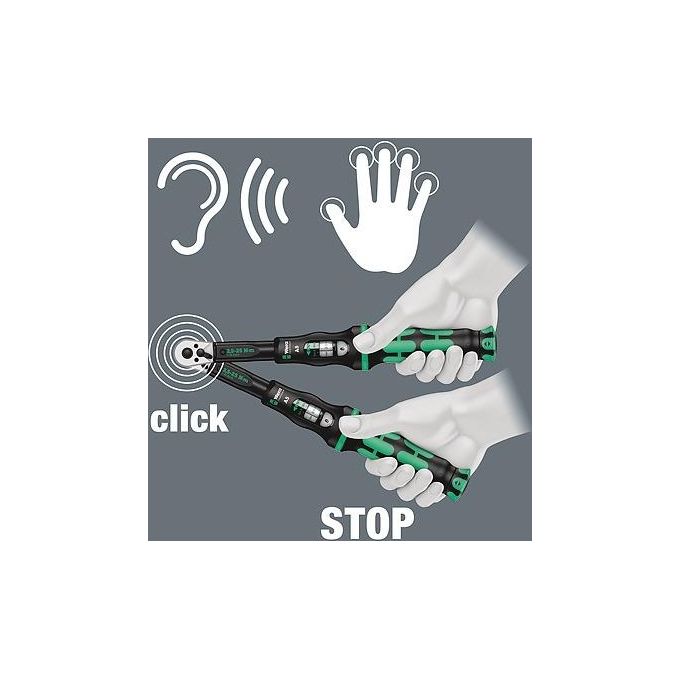 Wera Click-Torque C3 Chiave Dinamometrica con cr.40 200Nm