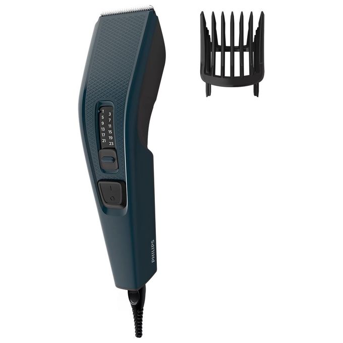 Philips HC3505-15 Hairclipper Series 3000 Regolacapelli con Lame in Acciaio Blu
