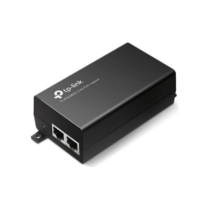 TP-Link TL-POE260S Omada Iniettore PoE+ 2.5 Gigabit Ethernet 30W IEEE 802.3af-at Plug and Play colore Nero