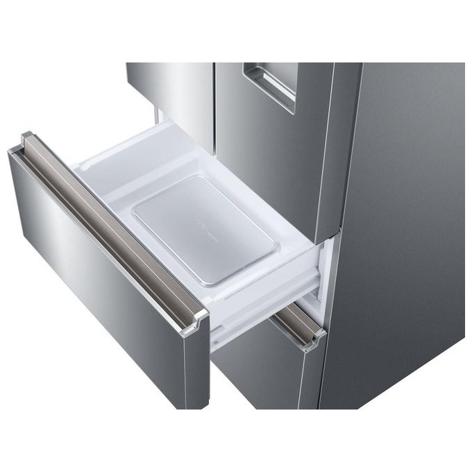 Haier HB18FGSAAA Serie 7 Frigorifero French Door 539 L 190 cm Classe E 37 dB Total No Frost My Zone Plus (190x83x66,9 cm) colore Titanio