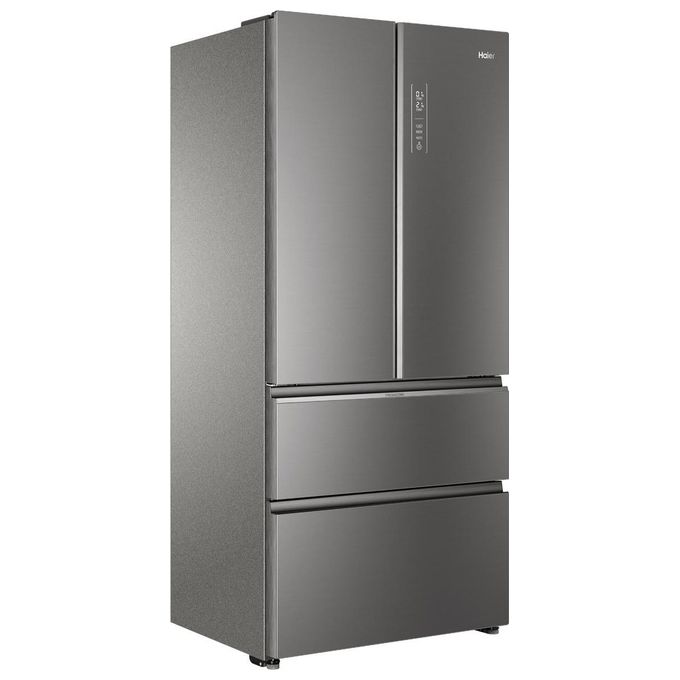 Haier HB18FGSAAA Serie 7 Frigorifero French Door 539 L 190 cm Classe E 37 dB Total No Frost My Zone Plus (190x83x66,9 cm) colore Titanio