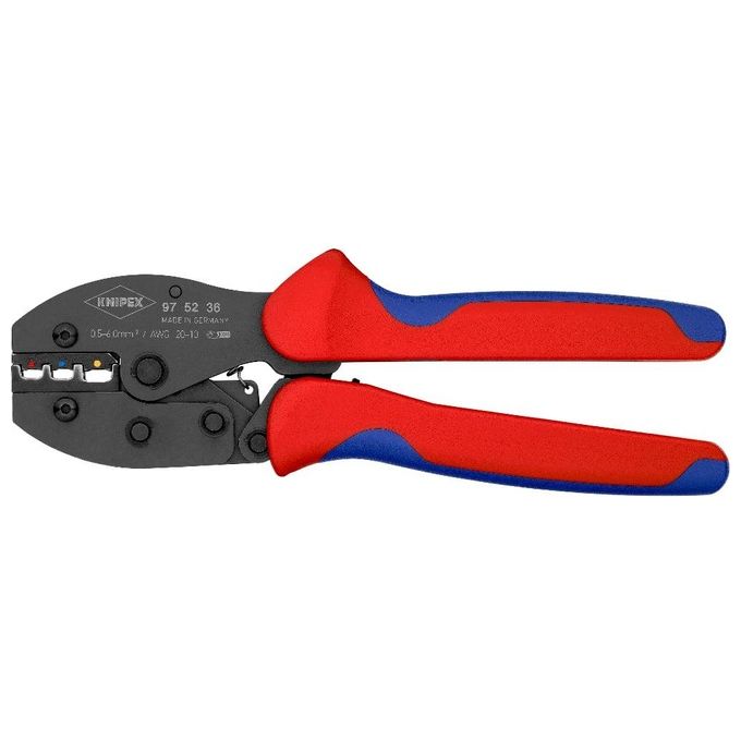 Knipex PreciForce Pinza per Capicorda Brunita con Manici Rivestiti in Materiale Bicomponente 220mm