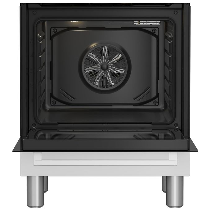 Beko FBE62310GW Cucina Libera Installazione Piano Gas 4 Fuochi Forno Elettrico Ventilato 66 L Classe A (85x60x60 cm) colore Bianco