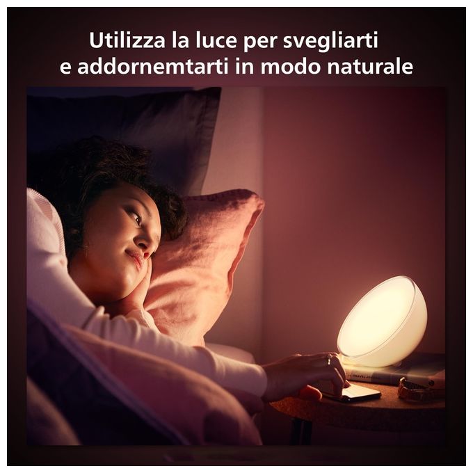 Philips Lampada Portatile Hue Go White e Color Ambiance Smart, Controllo Wireless e Personalizzazione Luminosita'