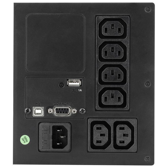 Legrand 310186 Keor SP Gruppo di Continuita' UPS Line Interactive 1000VA 600W 6 Prese IEC USB colore Nero