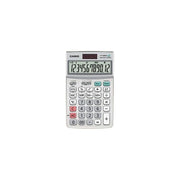 Casio Calcolatrice JF-120 ECO con display LCD alimentata a batteria solare e CR2032 con dimensioni 107 x 173 x 26.3 mm e peso 155 g