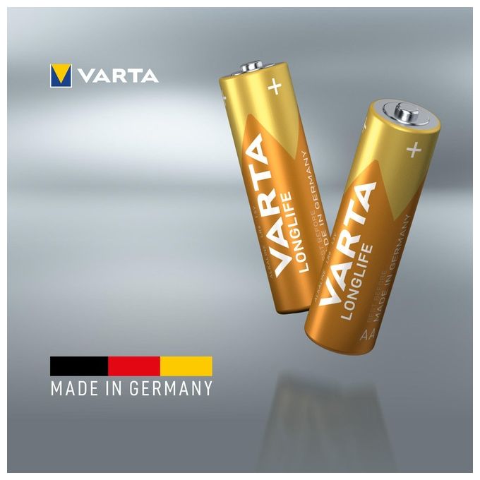 Varta 4106 Batterie Alkali Mignon Stilo 4 Pezzi