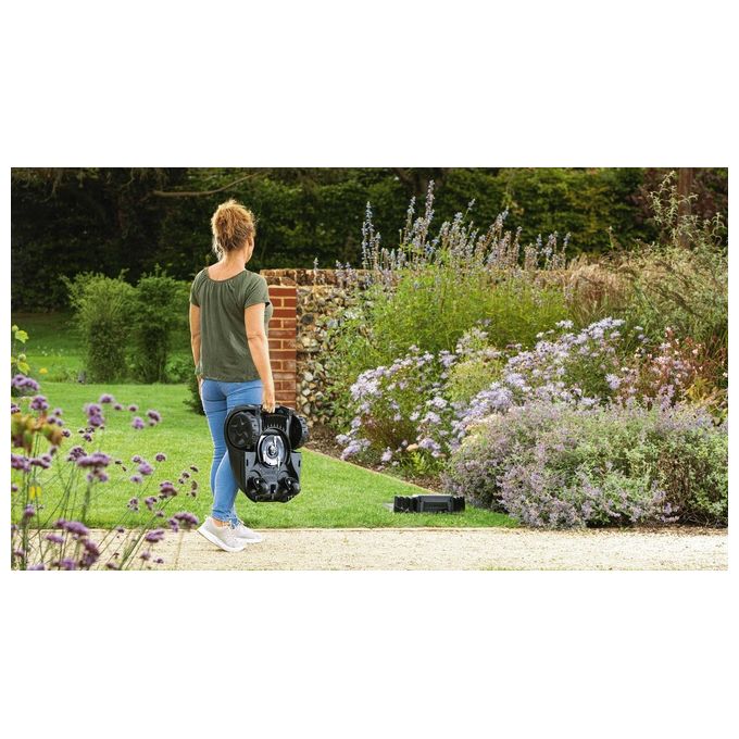 Bosch 06008B0302 Indego S+ 500 Robot rasaerba fino a 500 m² batteria 18 V autonomia 60 min motore brushless colore Verde e Nero