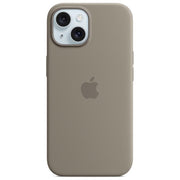 Apple Custodia MagSafe in Silicone per iPhone 15 Grigio Creta ​​​​​​​