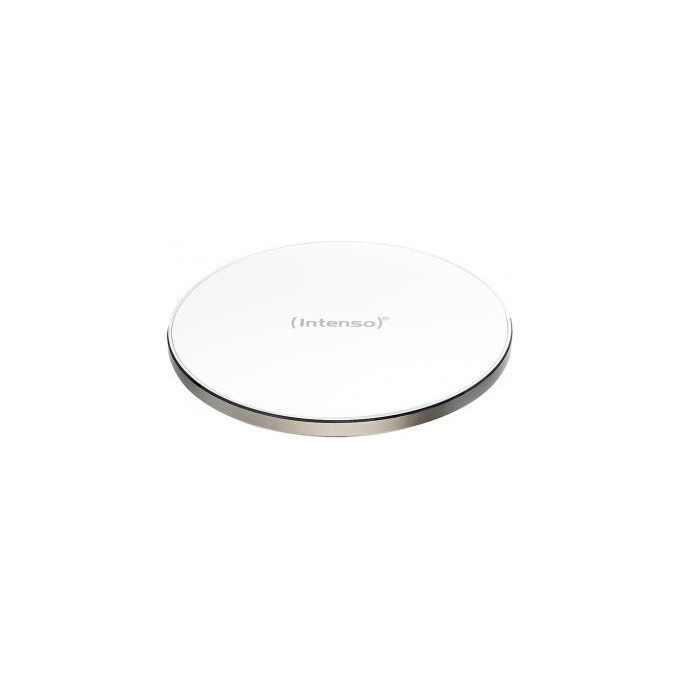 Intenso WA1 Caricatore Wireless QI con Fast Charge e Adattatore Bianco