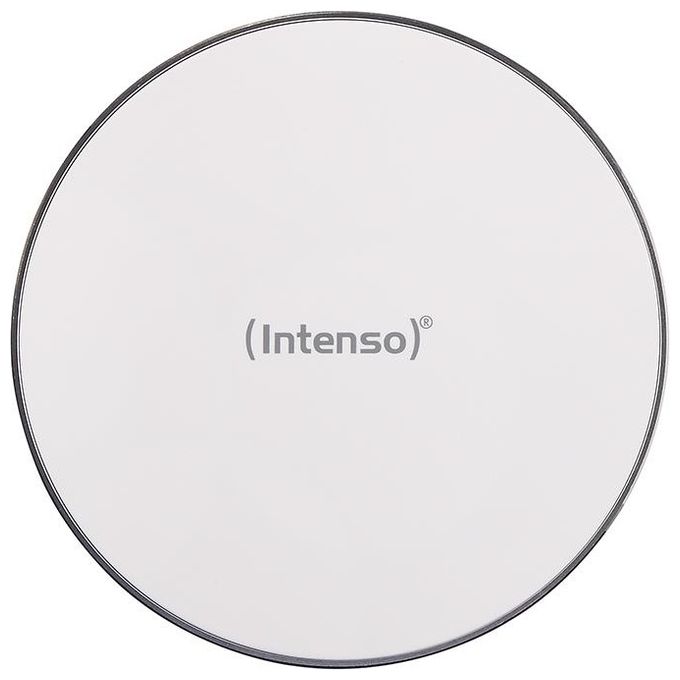 Intenso WA1 Caricatore Wireless QI con Fast Charge e Adattatore Bianco