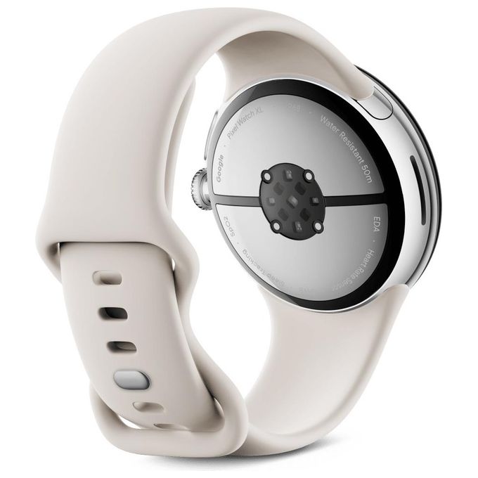 Google GGE4J Pixel Watch 3 Smartwatch 45 mm Wi-Fi GPS 5 ATM Corning Gorilla Glass 5 colore Argento lucido