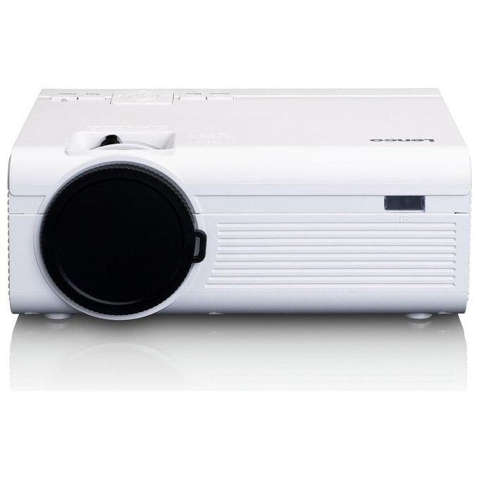 Lenco LPJ-280WH Videoproiettore LCD 2800 lumen 800 x 480 pixel supporto Full HD 1080P colore Bianco
