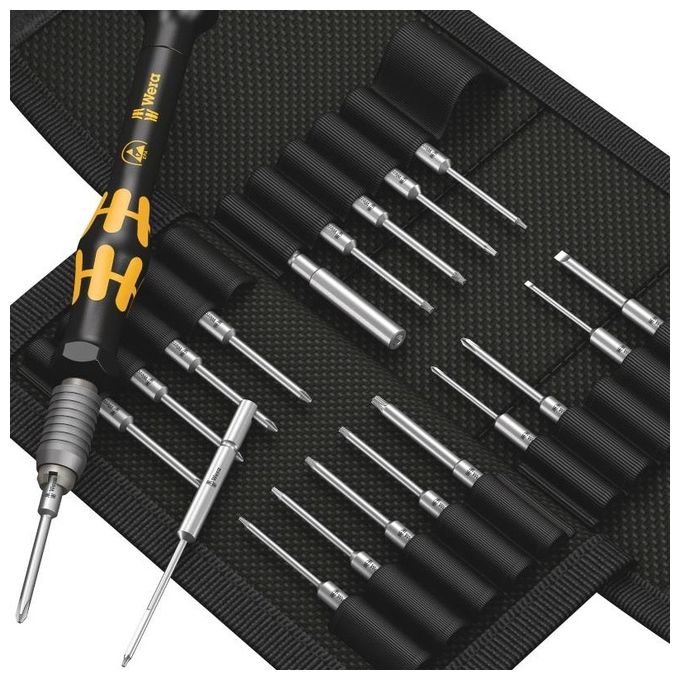 Wera Kraftform Kompakt Micro 21 ESD 1 sett. custodia pieghevole