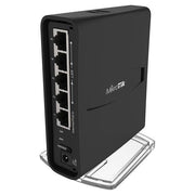 MikroTik RBD52G-5HACD2HND-TC hAP ac² Router Wi-Fi Dual Band 1167 Mbit-s 5 porte Gigabit USB 2.0 PoE passivo colore Nero