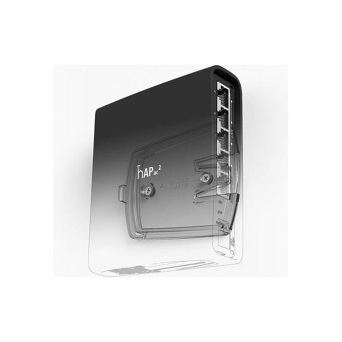 MikroTik RBD52G-5HACD2HND-TC hAP ac² Router Wi-Fi Dual Band 1167 Mbit-s 5 porte Gigabit USB 2.0 PoE passivo colore Nero