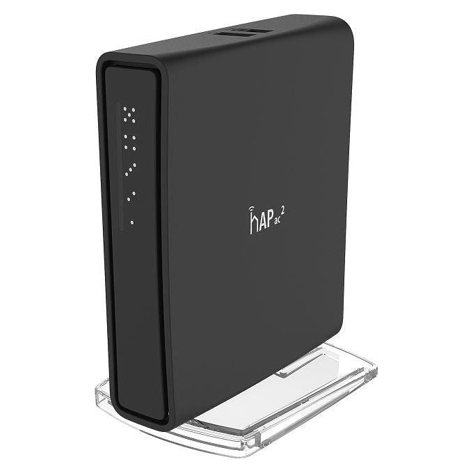 MikroTik RBD52G-5HACD2HND-TC hAP ac² Router Wi-Fi Dual Band 1167 Mbit-s 5 porte Gigabit USB 2.0 PoE passivo colore Nero