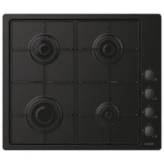 Candy CHW6LBB Piano Cottura a Gas 4 Zone 60 cm Nero per una Cottura Efficiente e Versatile