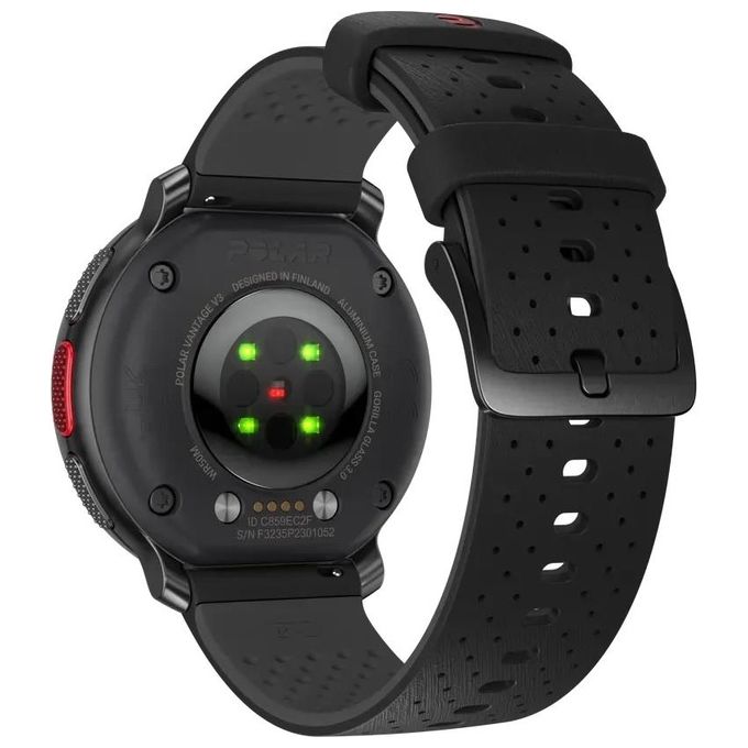 Polar 900108890 Vantage V3 Smartwatch Sportivo con GPS Display AMOLED 32 GB ECG SpO2 Batteria 140 Ore colore Nero