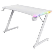 Trust GXT 709W LUMINUS Scrivania Gaming Bianco