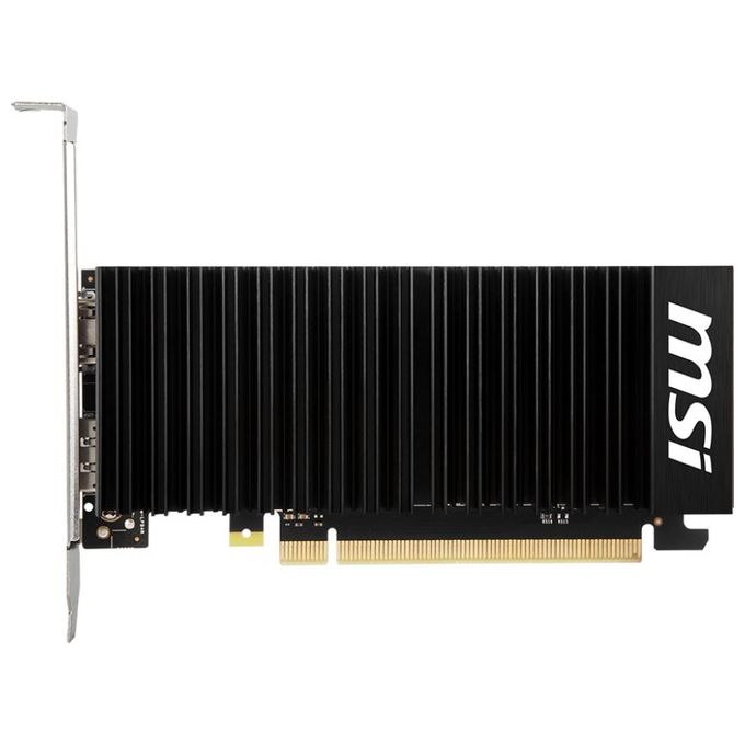 MSI V812-037R GeForce GT 1030 Scheda Video 4 GB GDDR4 64 bit 384 CUDA Cores Boost 1430 MHz HDMI 2.0b DP 1.4a 4K@60Hz PCIe 3.0 Low Profile colore Nero