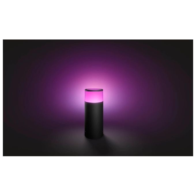 Philips Lighting Hue White And Color Calla Palo da Esterno Estensione Integrata 8W Nero