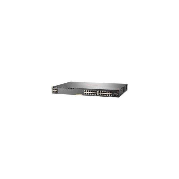 HP Aruba 2930F 24G PoE+ 4SFP+ Switch L3 gestito 24 x 10-100-1000 (PoE+) + 4 x 1 Gigabit - 10 Gigabit SFP+ (uplink) montabile su rack PoE+