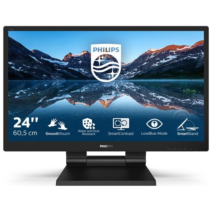 Philips Monitor SmoothTouch 23.8'' LED IPS 242B9T - 00 1920 x 1080 Full HD Tempo di Risposta 5 ms
