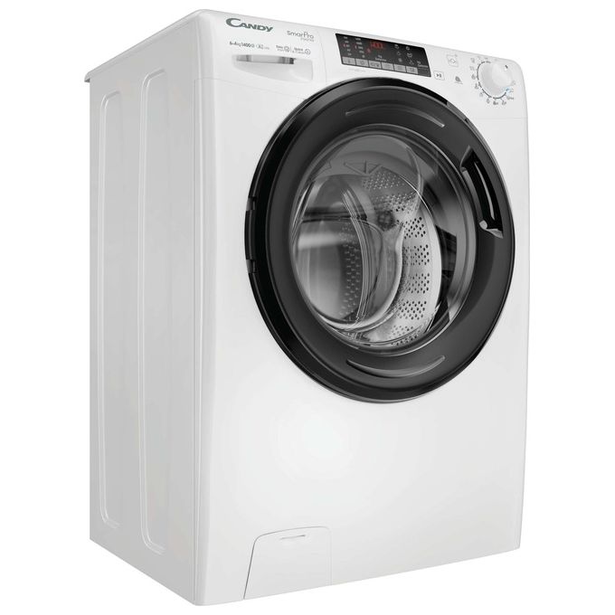 Candy CSOW44644TWMB6-S Smart Pro Lavasciuga Slim 6-4 Kg 1400 rpm Classe A Inverter Wi-Fi Vapore (85x65x45 cm) colore Bianco