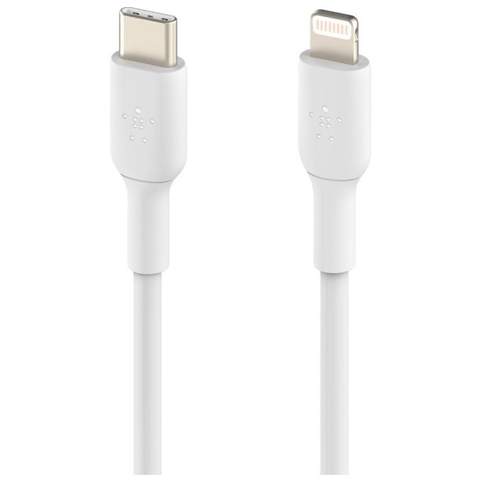 Belkin CAA003bt2MWH BOOST Charge Lightning a USB-C Cavo 2mt Bianco
