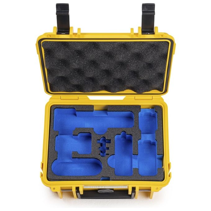 BandW Cases PP.23.Y.POCKET3 Custodia Rigida per DJI Osmo Pocket 3 Creator Combo Materiale Polipropilene (PP) Schiuma Interna IP67 colore Giallo