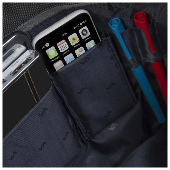 Rivacase borsa per notebook 15,6'' grigio