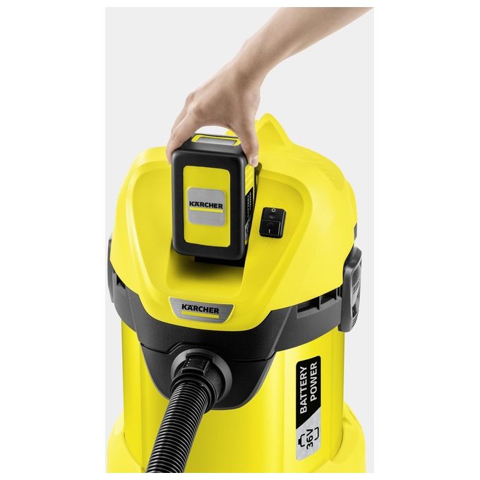 Karcher 1.629-911.0 Aspiratore Solidi Liquidi WD 3 Set Capacita' Vano di Raccolta Capacita' 17 Litri