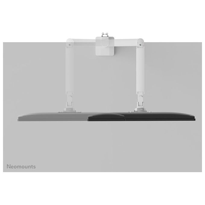 Neomounts W128881660 DS70-250WH1 Supporto da Scrivania per Monitor 17''-35'' Portata 9 Kg Regolazione Altezza 21,5-49,5 cm con Molla a Gas colore Bianco