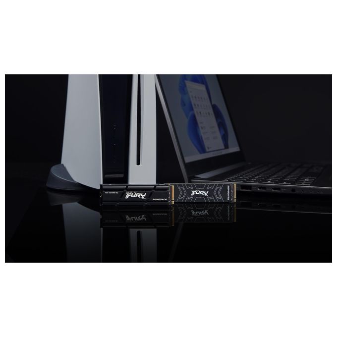 Kingston SFYRDK-2000G FURY Renegade SSD NVMe M.2 2TB PCIe 4.0 con Dissipatore di Calore colore Nero